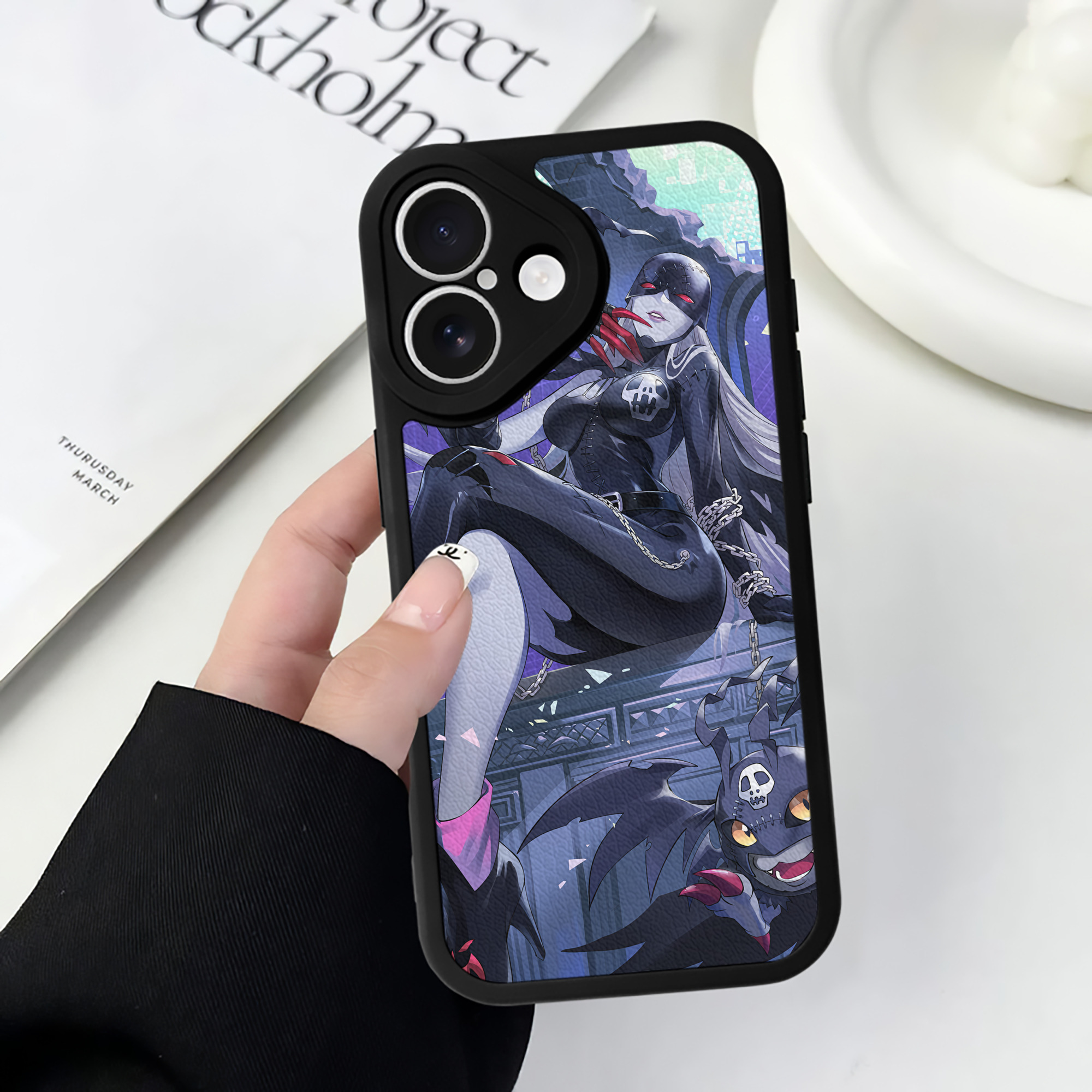 （画像用） Digimon デジタルモンスター/デジモン 【iPhone 16シリーズ対応】シリコンスマホケース（レザー調） 材質：シリコン